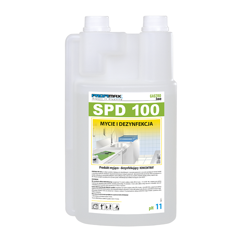 Profimax SPD 100 Profesjonalny płyn do mycia i dezynfekcji powierzchni 1 litr