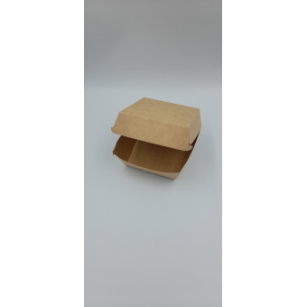 Opakowanie papierowe burger średni kartonik brązowy 100 sztuk