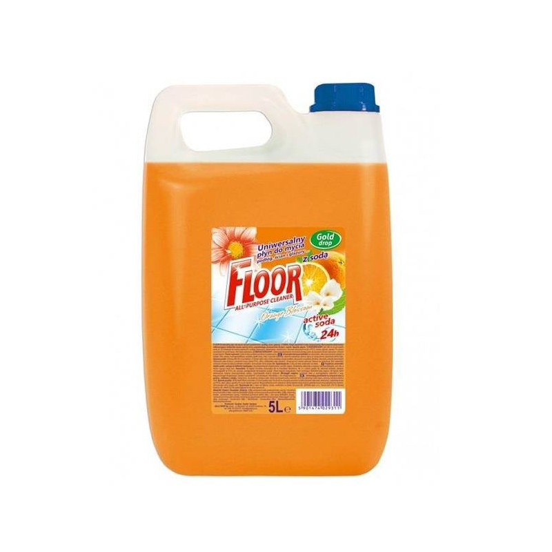 Floor płyn do podłóg uniwersalny 5 litrów soda orange