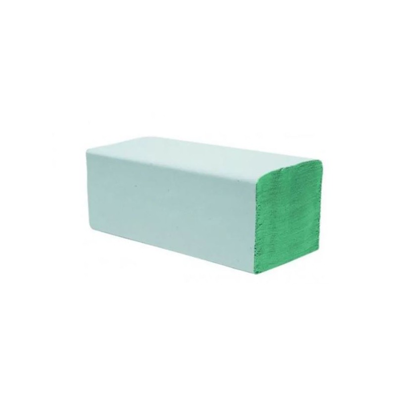 Ręcznik papierowy zz zielony jednowarstowy 20x200 sztuk