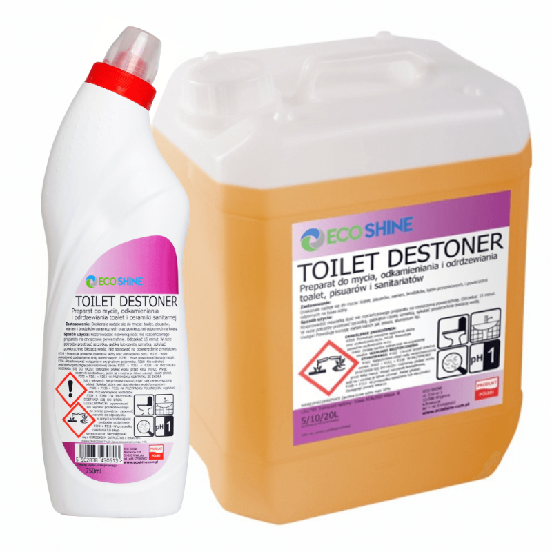 Toilet destoner preparat do mycia, odkamieniania i odrdzewiania toalet i ceramiki  ssnitarnej 750 ml