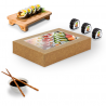 Sushi box kraft z okienkiem 190x130x50 140 sztuk