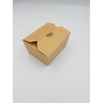 Opakowanie papierowe jednorazowe kebab box 500 ml 105x80x100 50 sztuk (spód kwadrat) SUP