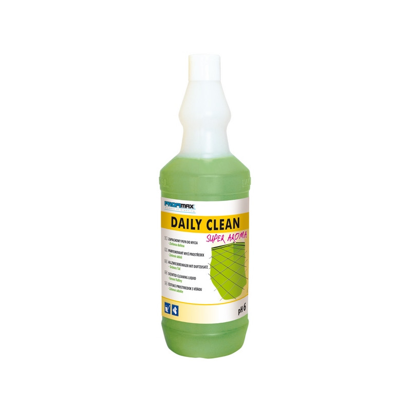 Daily Clean Super Aroma profesjonalny środek czystości do mycia podłóg o zapachu zielonej doliny 1 litr