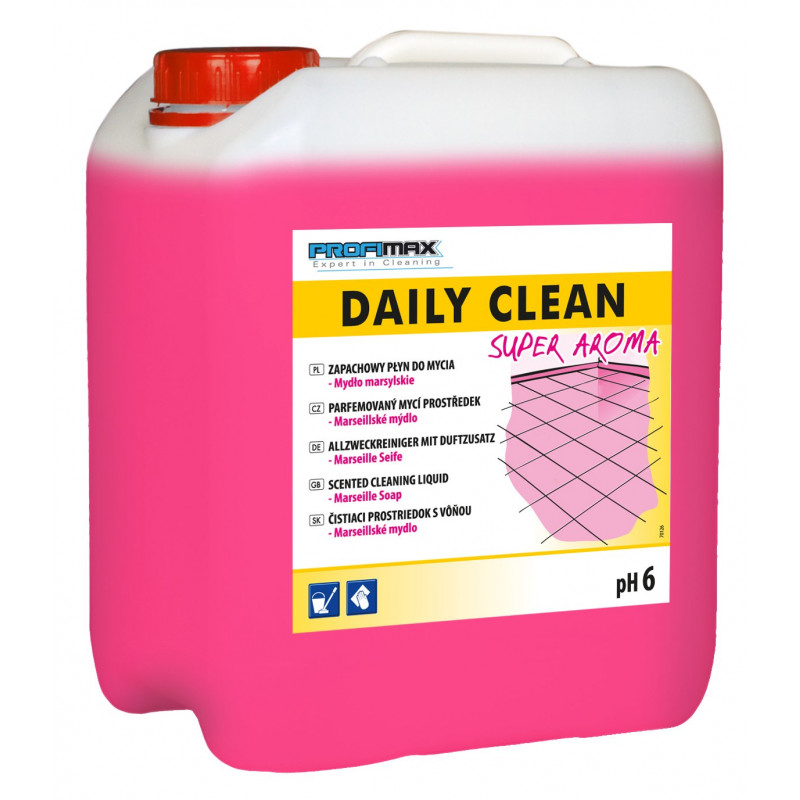 Daily Clean Super Aroma Profesjonalny środek czystości do mycia podłóg 5 litrów o zapachu mydła marsylskiego