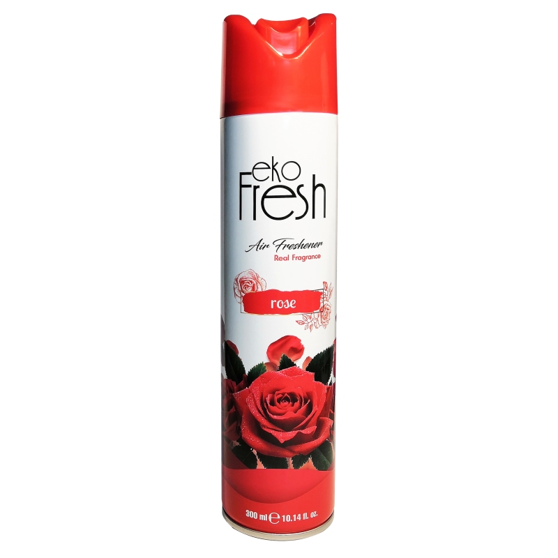 Odświeżacz powietrza Eko Fresh spray o zapachu Róży 300ml