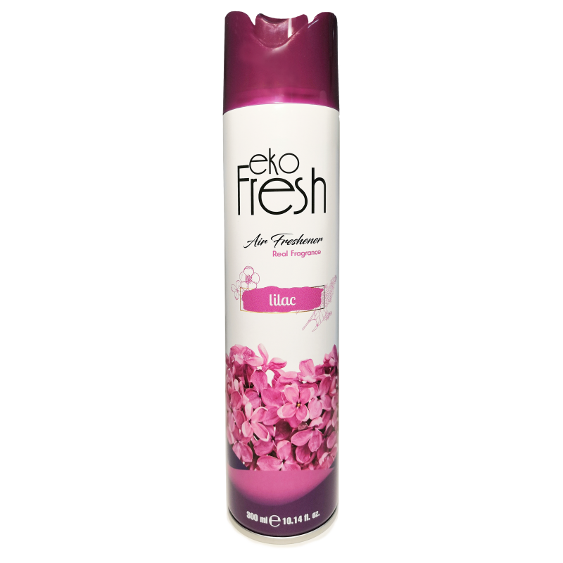 Odświeżacz powietrza Eko Fresh spray o zapachu bzu Lilac 300ml