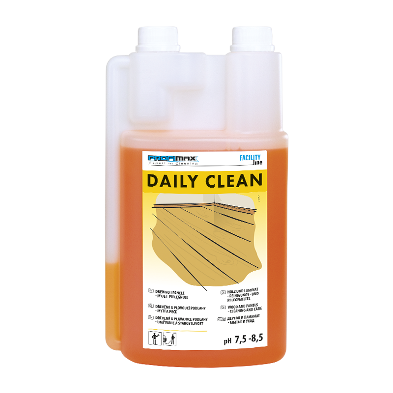 Daily Clean Profesjonalny środek czystości do czyszczenia i pielęgnacji paneli i powierzchni drewnianych 1 litr