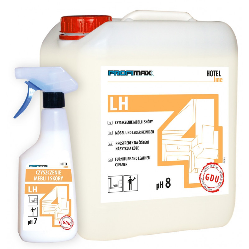 Profimax LH4 - Profesjonalny środek do czyszczenia i pielęgnacji mebli i powierzchni skórzanych 500ml