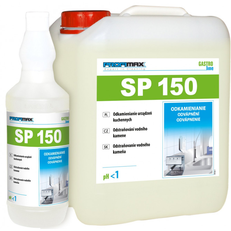 Profimax SP 150 Skoncentrowany, profesjonalny środek czystości do  odkamieniania i czyszczenia armatury kuchennej 1 litr