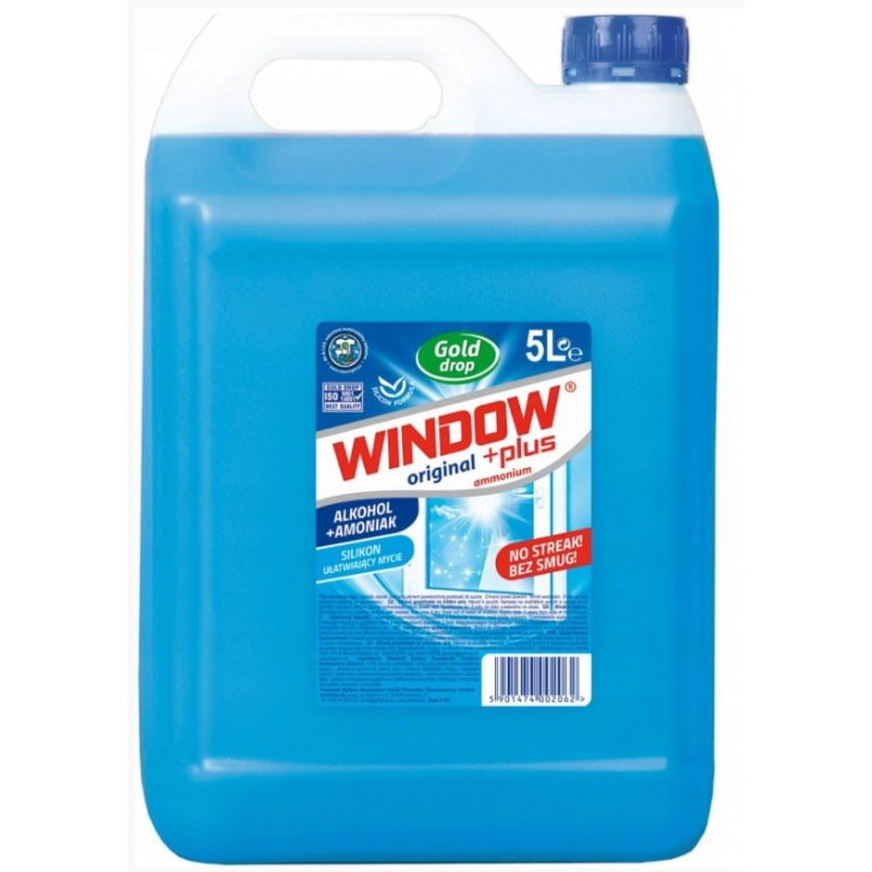 Window płyn do szyb 5 litrów kanister ammonium niebieski