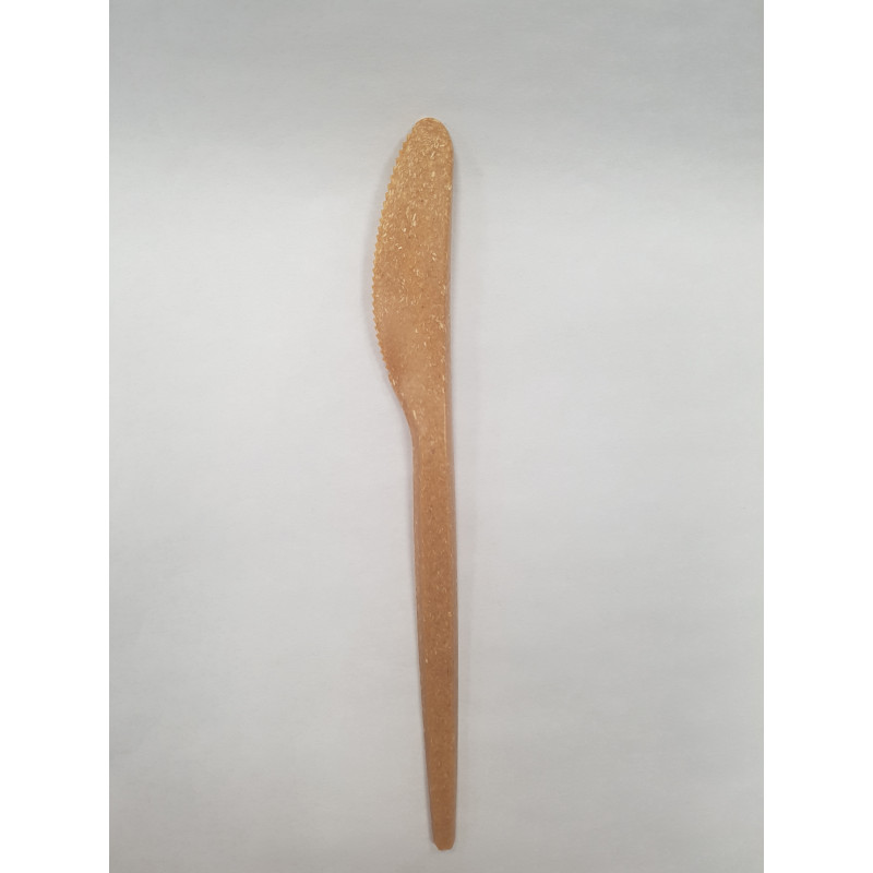 Nóż wielokrotnego użytku z włókien drzewnych wood fibre 17cm 80 sztuk (108177) REUSE